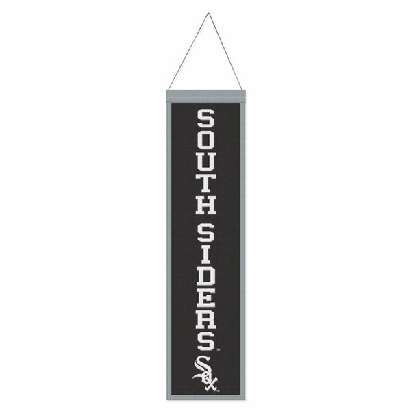 Wraft Fanatics 8 x 32 in. Heritage Slogan Design Chicago White Sox Wool Banner 9416647668